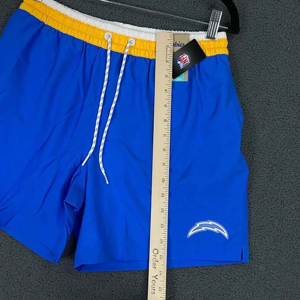 Chubbies Secret LA Chargers Shorts Mens Medium 5.5
